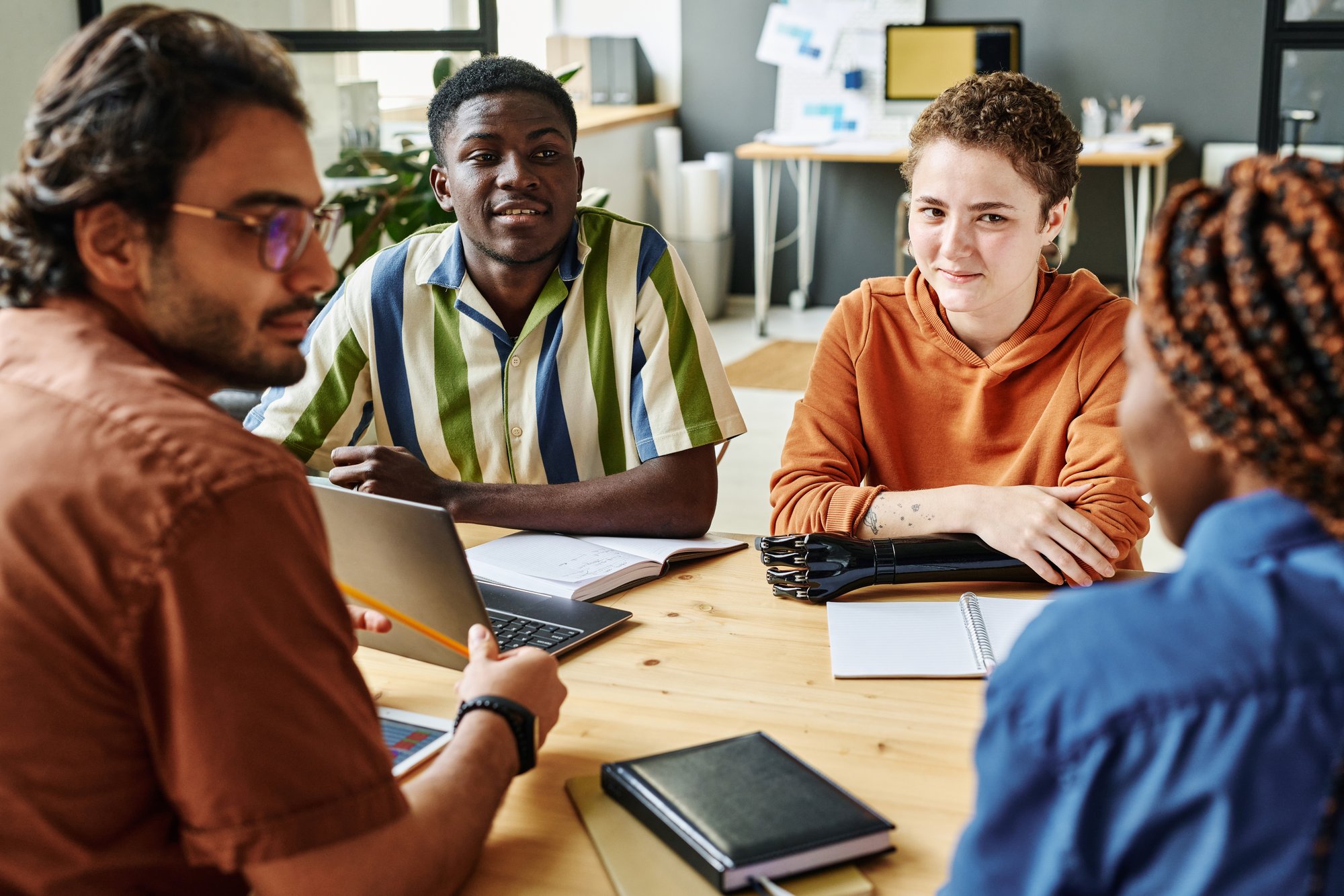 young adults in classroom setting